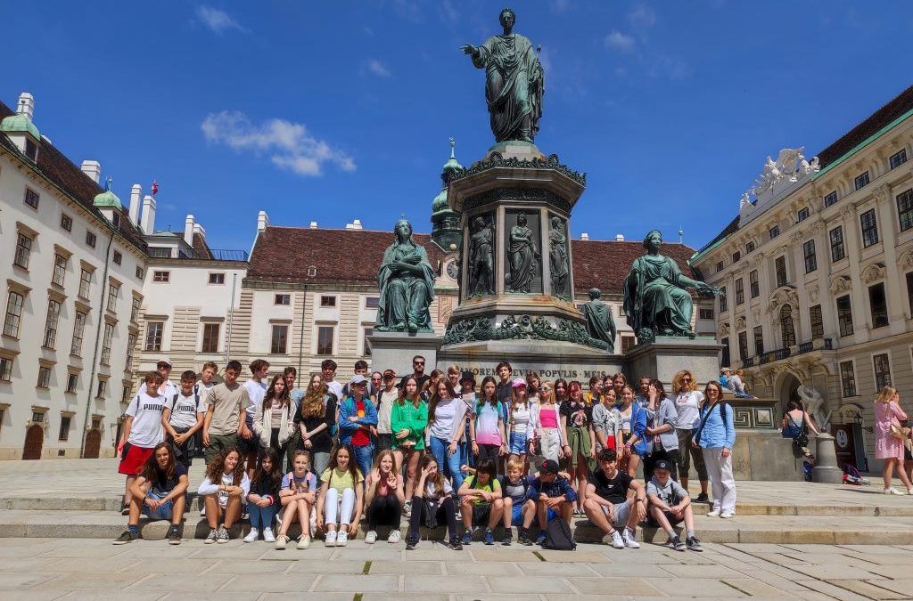 Učenci nemščine 14. 6. 2022 obiskali Dunaj